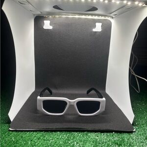 Prada White and Black Men's Glasses